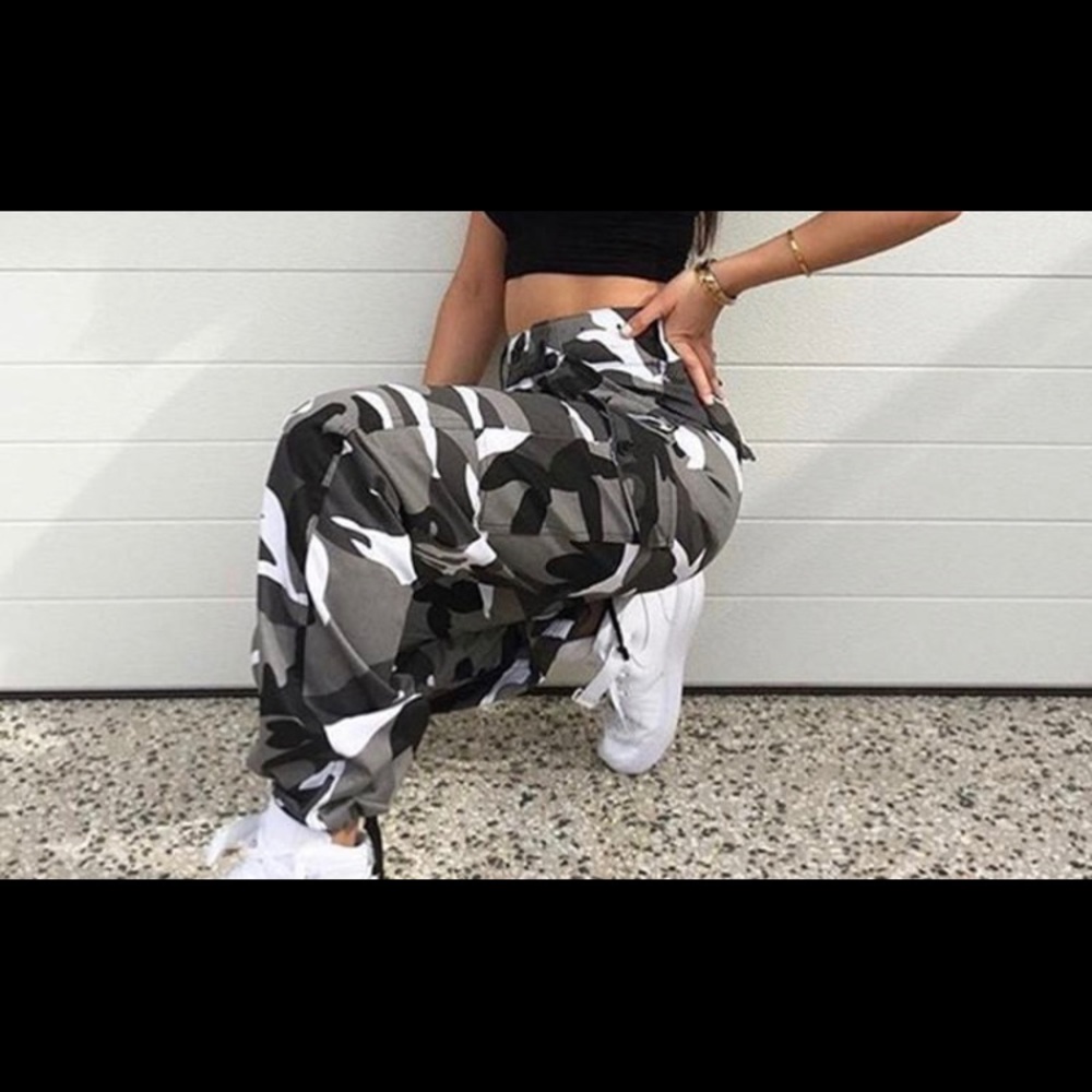 camo joggers